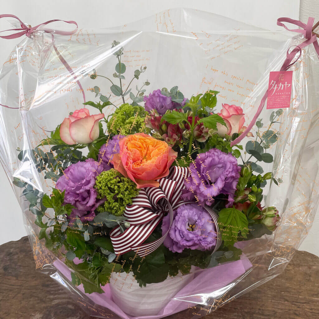 フラワーアレンジメント 平戸市の花屋タナカヤ花店